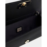 Zalina Top Handle Clutch Black