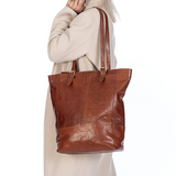 Shoulder bag L Cognac