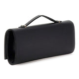 Zalina Top Handle Clutch Black