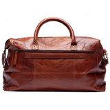 Leather Weekend Bag Cognac