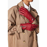 Leather Glove Enya Red
