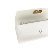 Zalina Top Handle Clutch Ivory