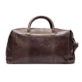 Leather Weekend Bag Brown