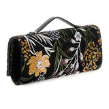 Zalina Top Handle Clutch Black Multi