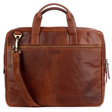 Leather Laptop bag 15" Cognac