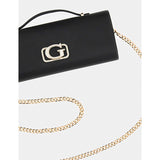 Zalina Top Handle Clutch Black