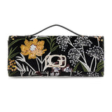 Zalina Top Handle Clutch Black Multi