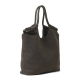 Woolen Tote Chocolate Melange