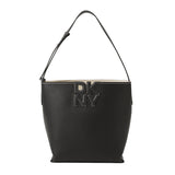 Nicole Bucket bag Black/Taupe