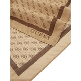 Katya Scarf Latte Logo