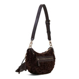 Katie CNVRTBLE Shoulder bag Faux fur Espresso