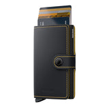 Miniwallet Matte MM Black & Ochre