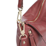 Juna Adria Hobo Bag Medium Bordeaux