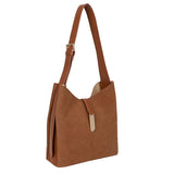 Gold Bar Shoulder bag Cognac