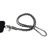 Dolores Chain Strap Black Silver