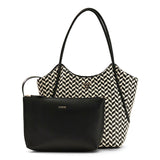 Tessi 2-in-1 Tote Black Multi