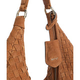 Suede Weaving Nana Hobo bag Small Cuoio