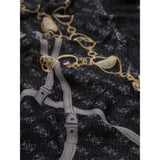 Printed Scarf Black