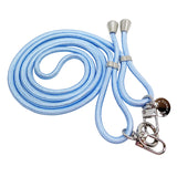 Mobile Base Strap Shiny Blue Silver