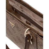 NoeIIe II Tote Latte Logo Brown