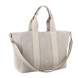 Raffia Fabric Shopper Kaia Sahara