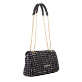 Tweed Flap bag Nero/Multicolor