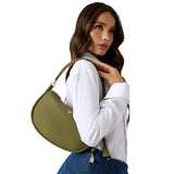 Danya Suede Shoulder bag Olive