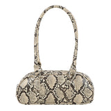 Snake Shoulder bag Beige pattern