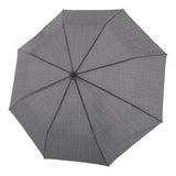 Superstrong Magic Print Auto Umbrella Glen Check Grey