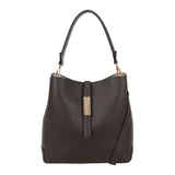 Bar Bucket bag Dark Brown