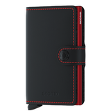 Miniwallet MM Matt Black & Red