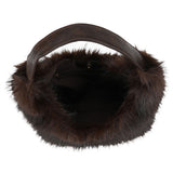 Foxtail Handbag Dark Brown