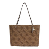 NoeIIe II Tote Latte Logo Brown