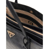 Noelle II Tech Tote Coal Logo