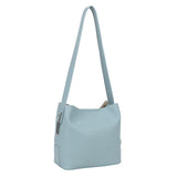 Bar-Zipper Bucket bag Light blue