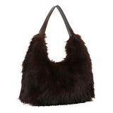 Foxtail Handbag Dark Brown