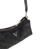 Cresidia Top Zip Shoulder Bag Black