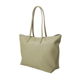 Concept Large Coated Canvas Tote Kaki