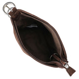 Suede Studs Bucket bag Dark Brown