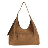 Suede Studs Shopper L Taupe