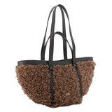 Cosmo Woolen Shopper Media Latxa/Dalia Camel