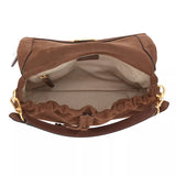 Temi Shoulder bag M Suede Wood