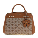 Melinda Logo TRI COMP Satchel Latte Logo