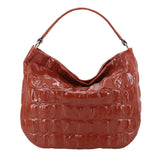 Hobo MIA Leather Maxi Cocco Dark Orange