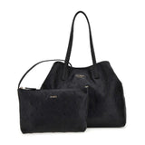 Vikky II 2 in 1 Tote Black Logo