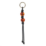 Belt Charm U bar & beads Black