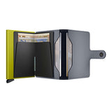 Miniwallet MM Grey & Lime