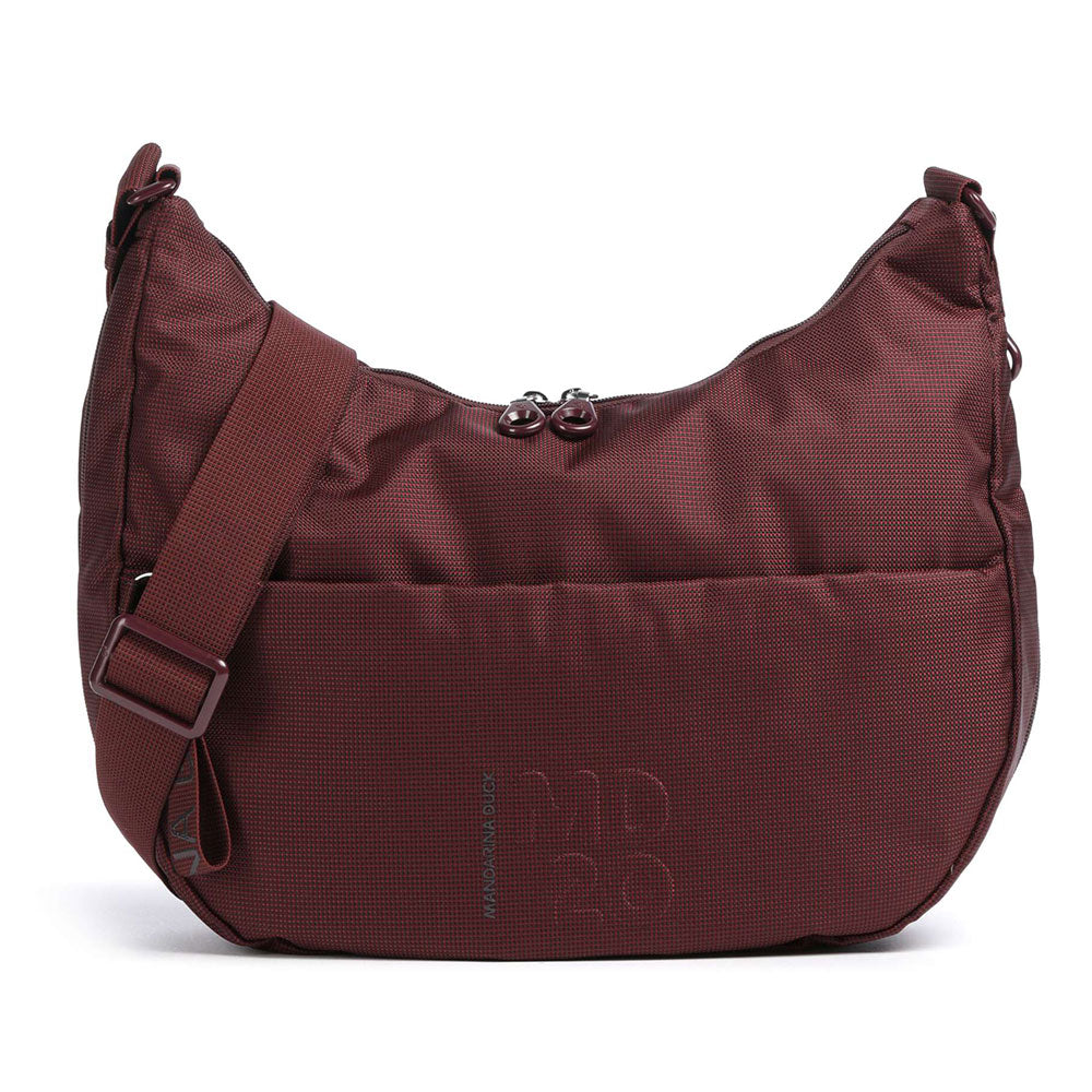 Mandarina Duck MD20 Crossover EXP skulderveske i burgunder tekstil