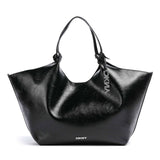 Paula Commuter L Tote Shiny Black/Silver