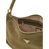 Danya Suede Shoulder bag Olive